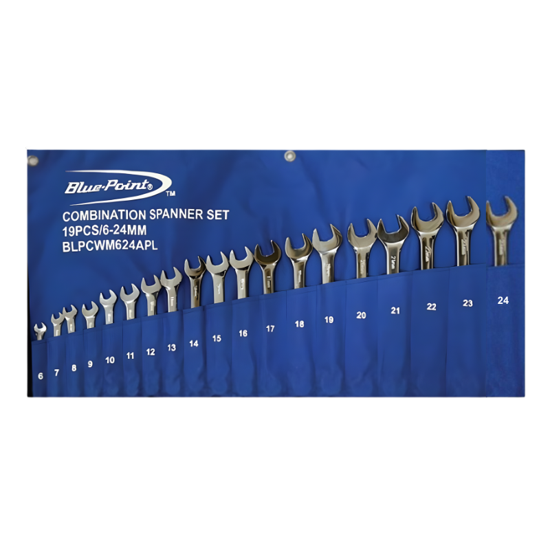 Combination Wrench Set – 19 Pcs (6–24 mm)