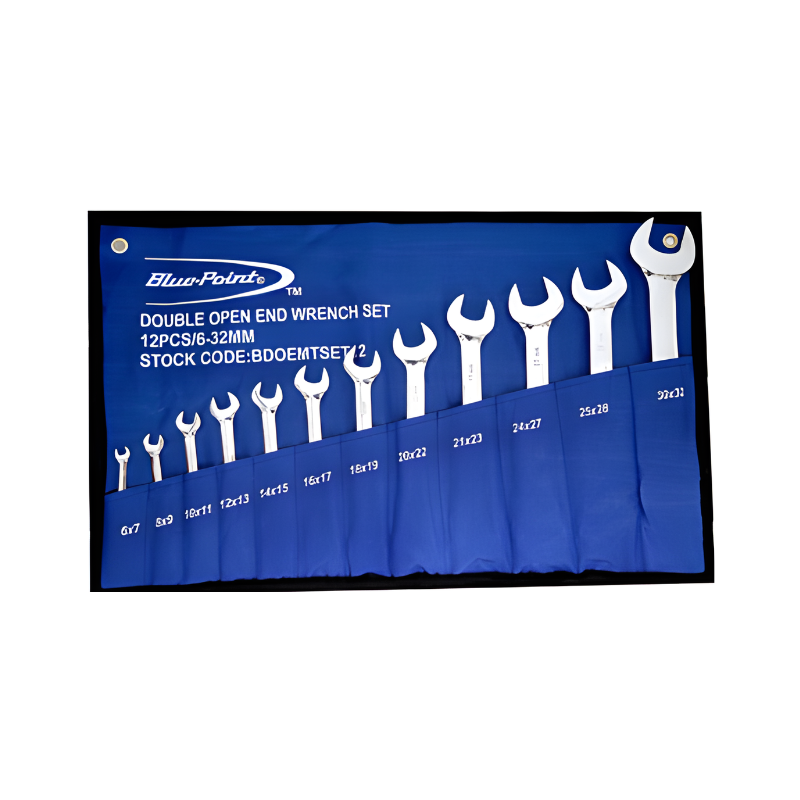 Open-End Wrench – 12 Pcs Pouch Set